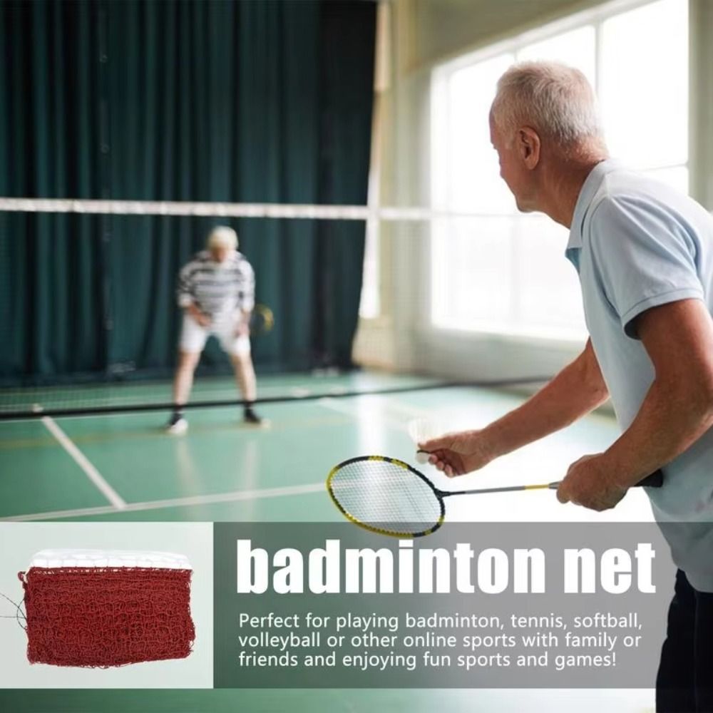 Badminton Net - 折りたたみ式の標準バドミントンネット,簡単な取り付けのテニスネット,スポーツ練習用のバレーボールネット,エンターテインメント競技