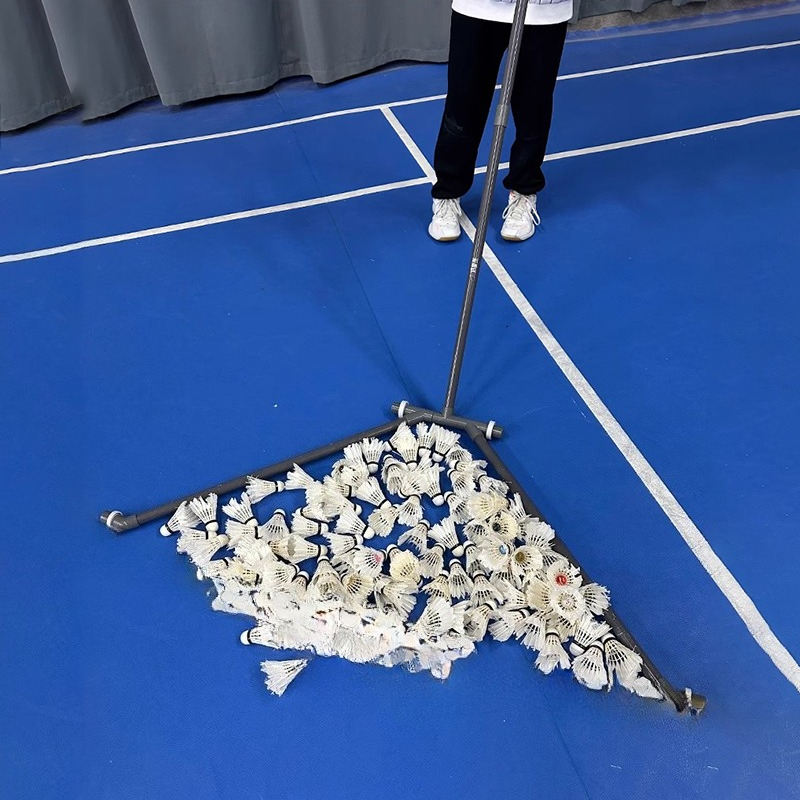 Badminton Shuttlecock - 回転可能なバドミントンシャトルコックコレクター折りたたみ式バドミントンボールピッカーポータブルボール掃除機プラスチックスポーツアクセサリー