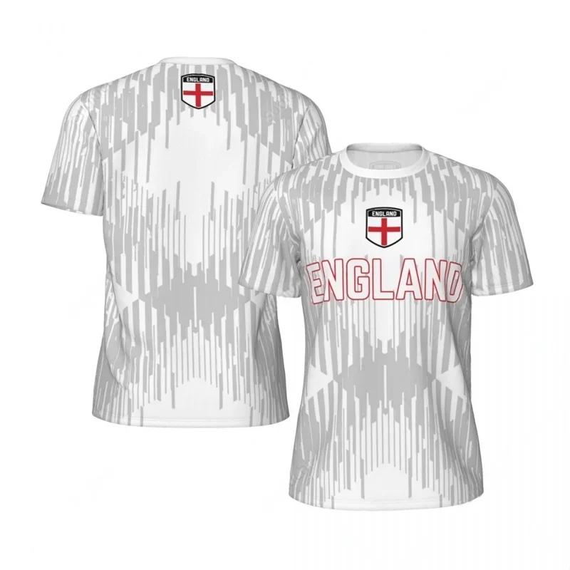 イングランドサッカー Tシャツ男性速乾性 3d プリント T - Badminton England のレビューと価格