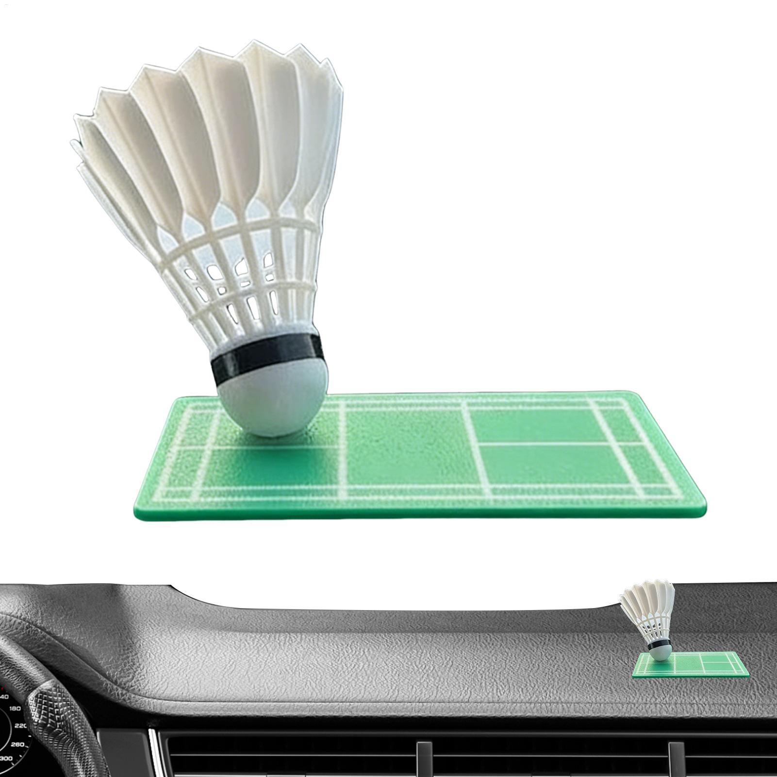 車の装飾品ダッシュボード装飾用バドミントンシャトルコックモデ - Badminton Shuttlecock のレビューと価格