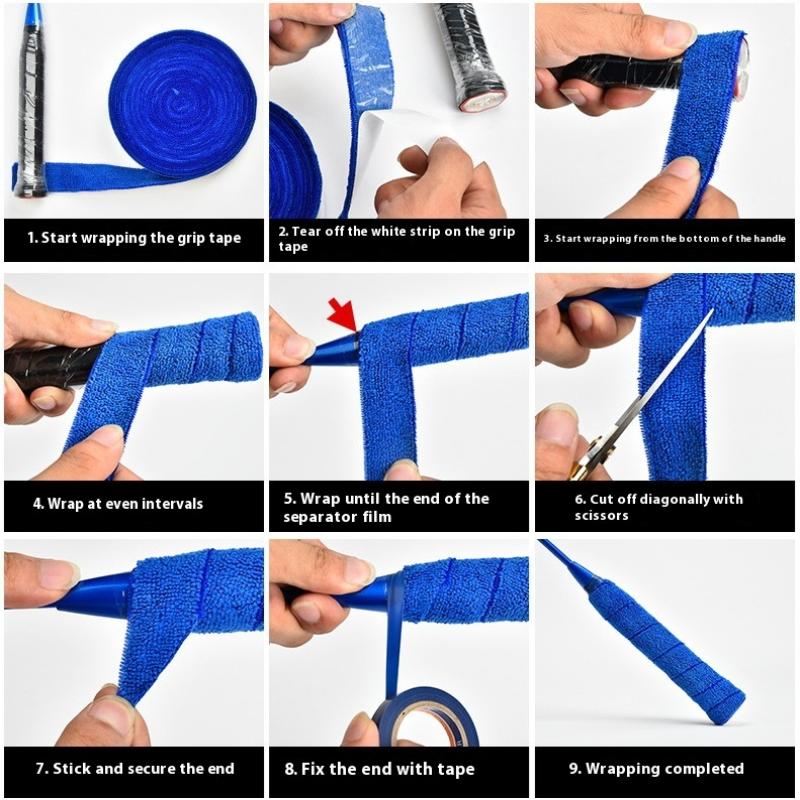 新製品 1セット 5m/10m タオルグリップ バドミントン - Badminton Fun のレビューと価格