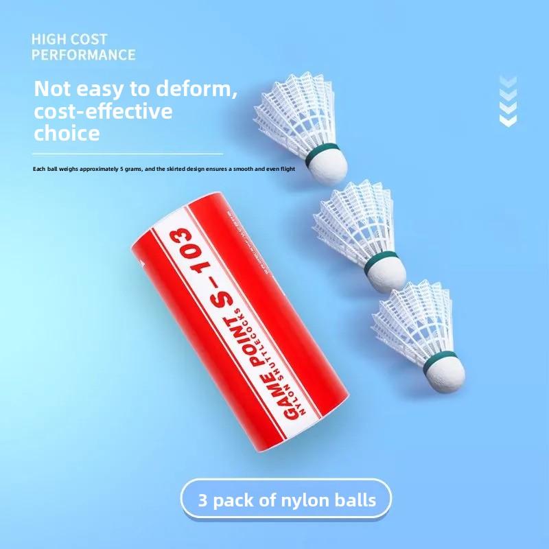 1 チューブ 3 個 Kumpoo バドミントンボールシャト - Badminton Shuttlecock のレビューと価格
